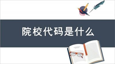 ​院校代码什么意思(高校院校代码是按照什么排的)