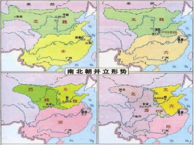 ​三国两晋南北朝历史地图变迁（从地图看三国的演变）