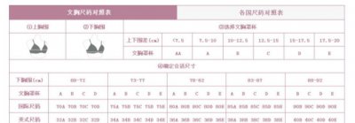 ​胸罩ABCD尺码表，教您怎么样丈量本人的罩杯巨细