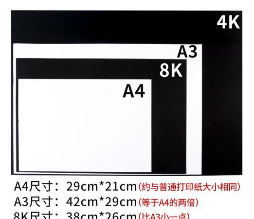 四开纸多大和a4一样吗