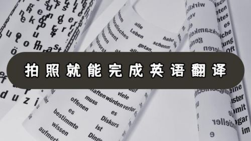 翻译英文翻译中文拍照(翻译英文翻译中文语音)-第1张图片-