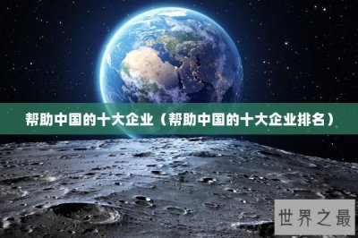 ​帮助中国的十大企业（帮助中国的十大企业排名）