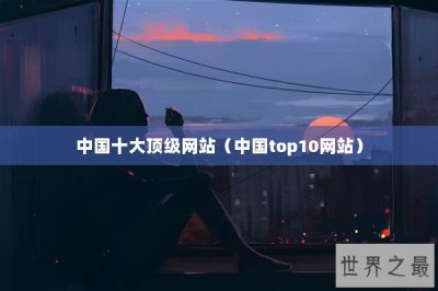 ​中国十大顶级网站（中国top10网站）