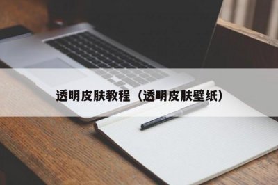 ​透明皮肤教程（透明皮肤壁纸）