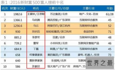 ​最富有的中国十大家族，钱堆起来比100个珠峰还高