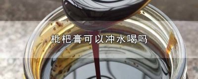 ​蛇胆川贝枇杷膏可以冲水喝吗宝宝 蛇胆川贝枇杷膏能兑水喝吗