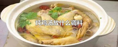 ​菌菇炖鸡汤放什么调料 炖鸡汤放什么调料最香