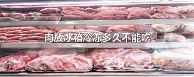 ​冰箱里冷冻肉时放久了可以吃吗 肉放冰箱冻久了能吃吗