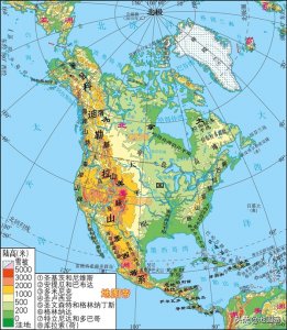 ​世界七大洲简图（七大洲地形分布图简图）